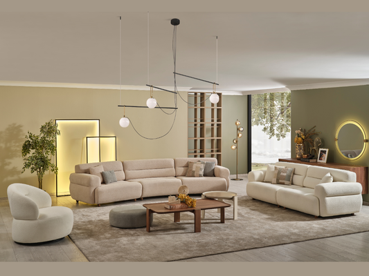 Puffy 5+3+1 Couchgarnitur